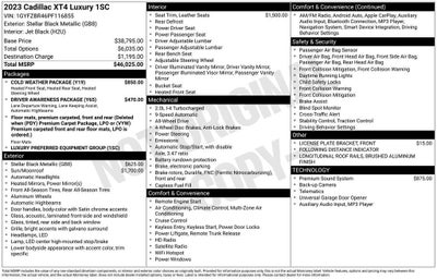 2023 Cadillac XT4 Luxury