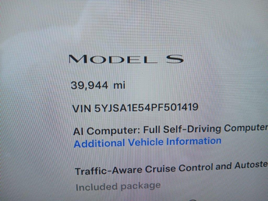 2023 Tesla Model S Standard Range