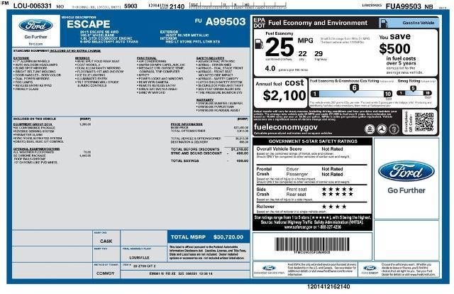 2015 Ford Escape SE