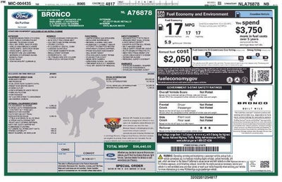 2022 Ford Bronco Badlands