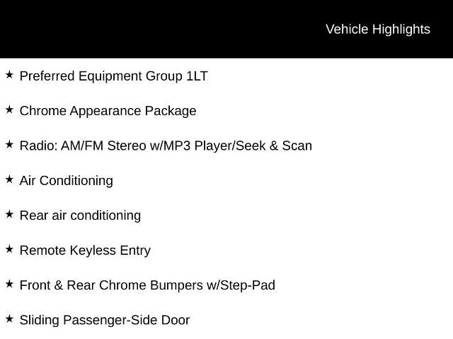 2019 Chevrolet Express Passenger 3500 LT