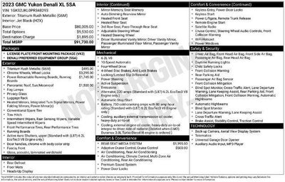 2023 GMC Yukon XL Denali