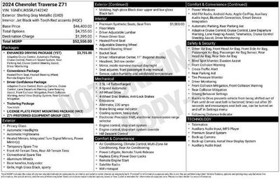 2024 Chevrolet Traverse AWD Z71