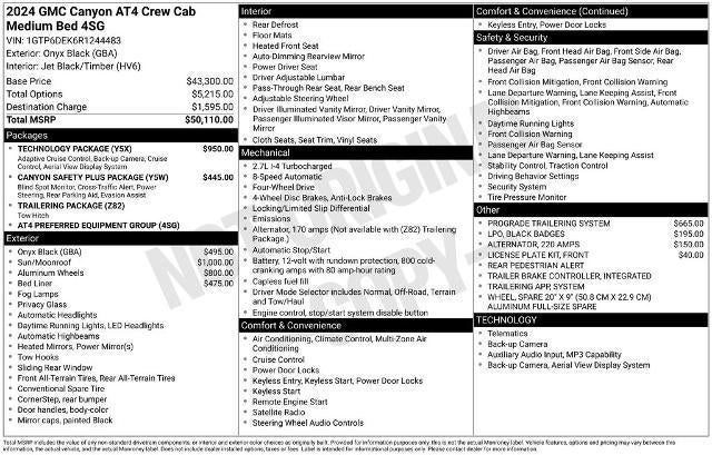 2024 GMC Canyon 4WD AT4