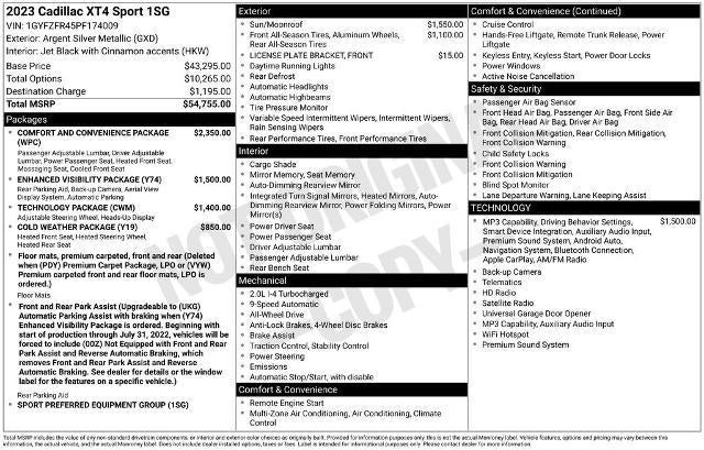 2023 Cadillac XT4 Base