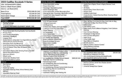 2023 Cadillac Escalade AWD V-Series
