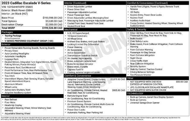 2023 Cadillac Escalade AWD V-Series