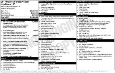 2017 Chevrolet Cruze Premier