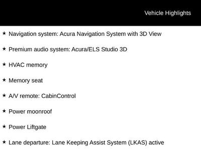 2024 Acura MDX w/A-Spec Package