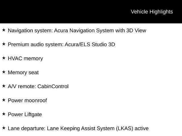 2024 Acura MDX w/A-Spec Package