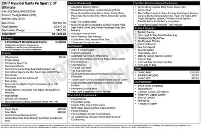 2017 Hyundai Santa Fe Sport 2.0T Ultimate