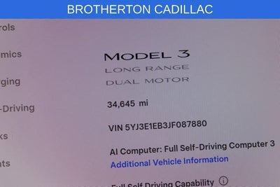 2018 Tesla Model 3 Base