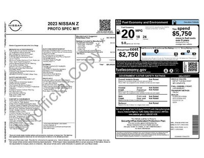 2023 Nissan Z Proto Spec