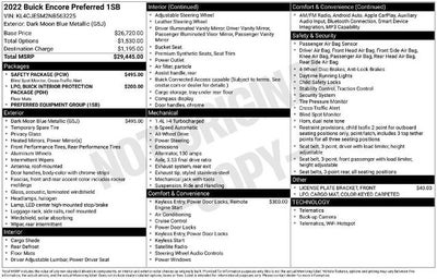 2022 Buick Encore Preferred